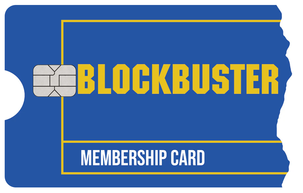 Blockbuster Membership Card | Credit Card Skin