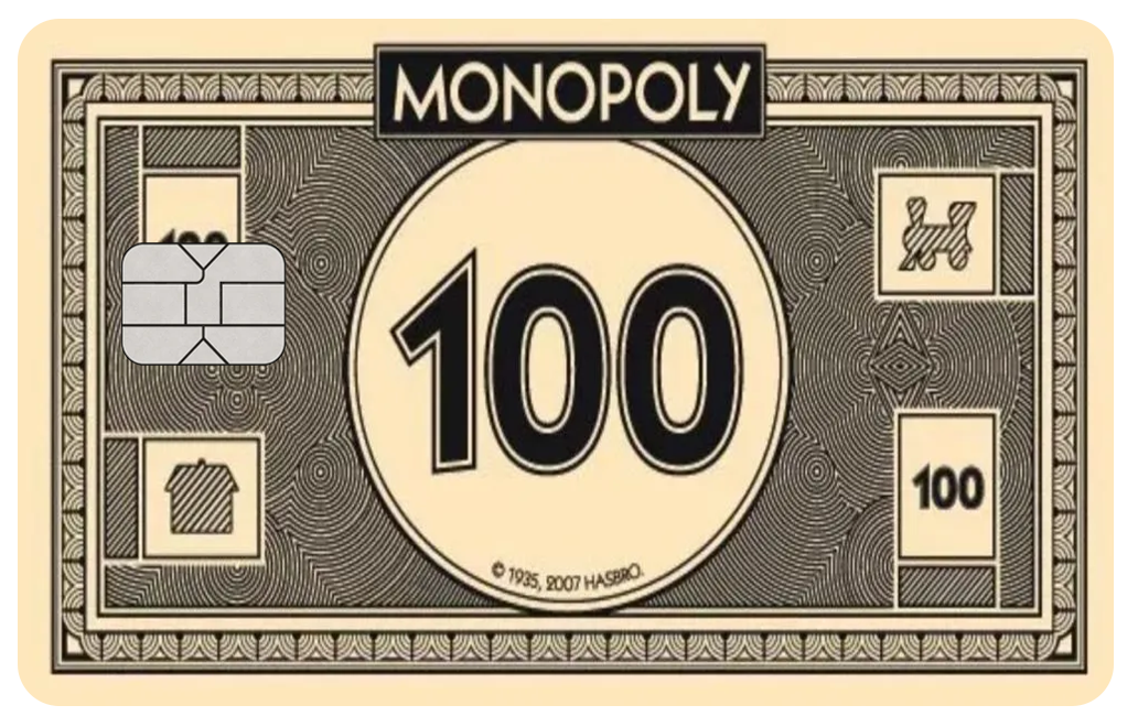 Monopoly Money $100 | Credit Card Skin