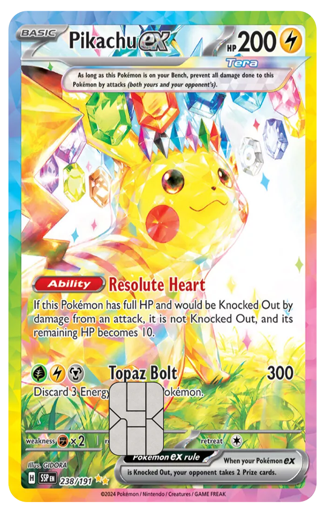 Rare Modern Pokémon Holos | Credit Card Skins