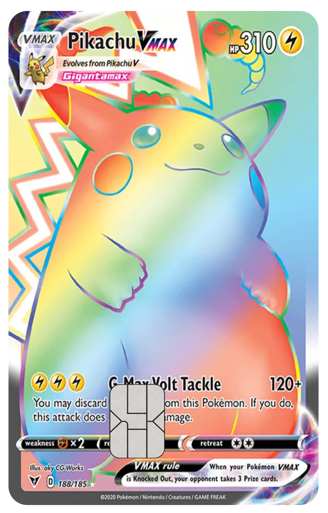 Rare Modern Pokémon Holos | Credit Card Skins