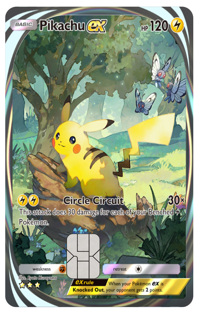 Pokémon Pocket Holos | Credit Card Skins